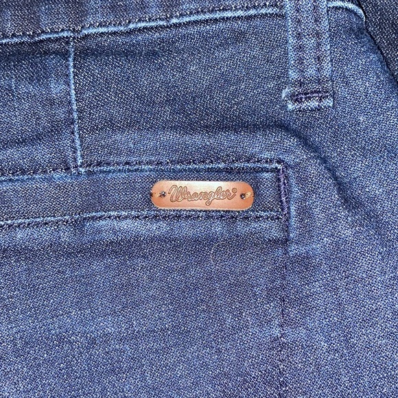 WOMEN'S WRANGLER RETRO® MAE WIDE LEG TROUSER JEAN IN AB WASH 5X34 - Picture 7 of 8